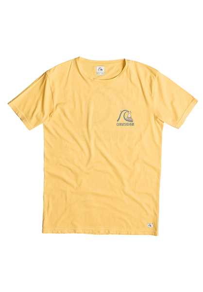 Quikargento Gardyed Origin - Giallo Uomo Estate T-Shirts (T1144)
